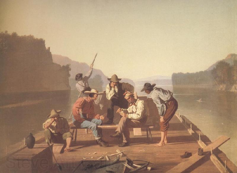 George Caleb Bingham Raftsmen Playing Cards Spain oil painting art